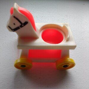 Vintage Fisher Price Little People Vehicles Horse